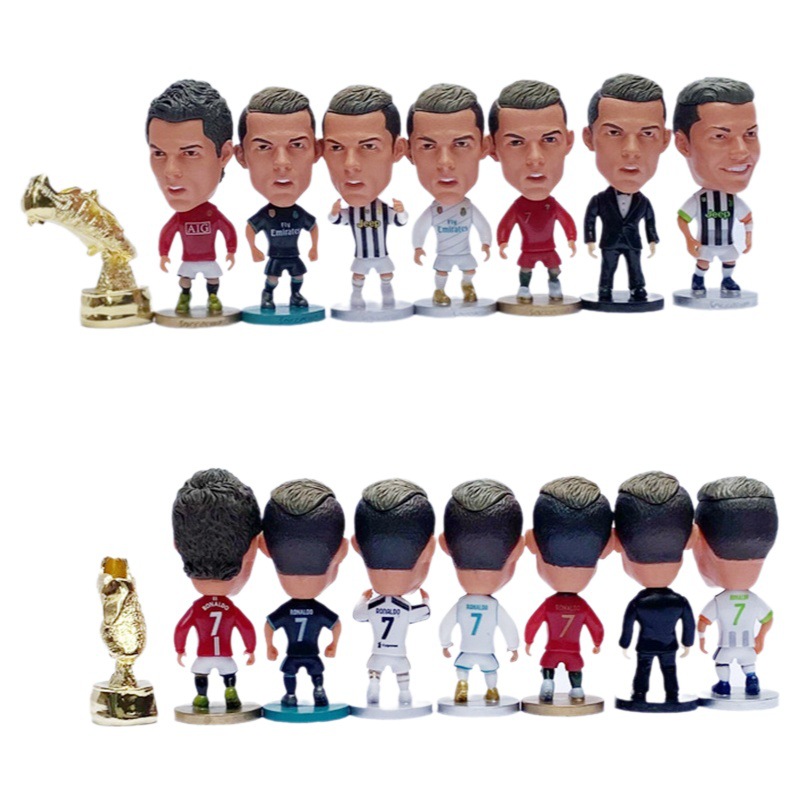 El ventilador suministra el Real Madrid Portugal C Luo Argentina Massey muñeca Ronaldo muñeca decoración Messi muñeca