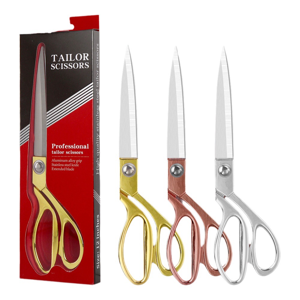 Lin taizuo-chapados en oro tijeras de sastre ropa de aleación de hilo de tela tijeras de 8 pulgadas de 9 pulgadas tijeras de sastre de 10 pulgadas tijeras de coser