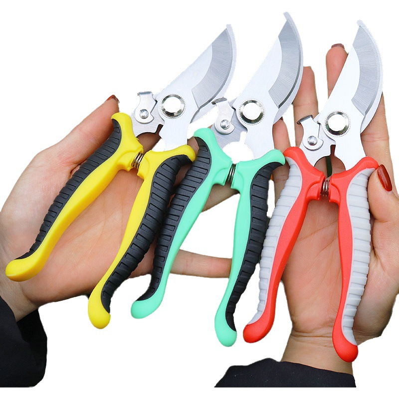 En stock fábrica al por mayor tijeras de rama de jardinería tijeras de rama multifuncionales tijeras de jardín tijeras de podar manuales antideslizantes que ahorran trabajo