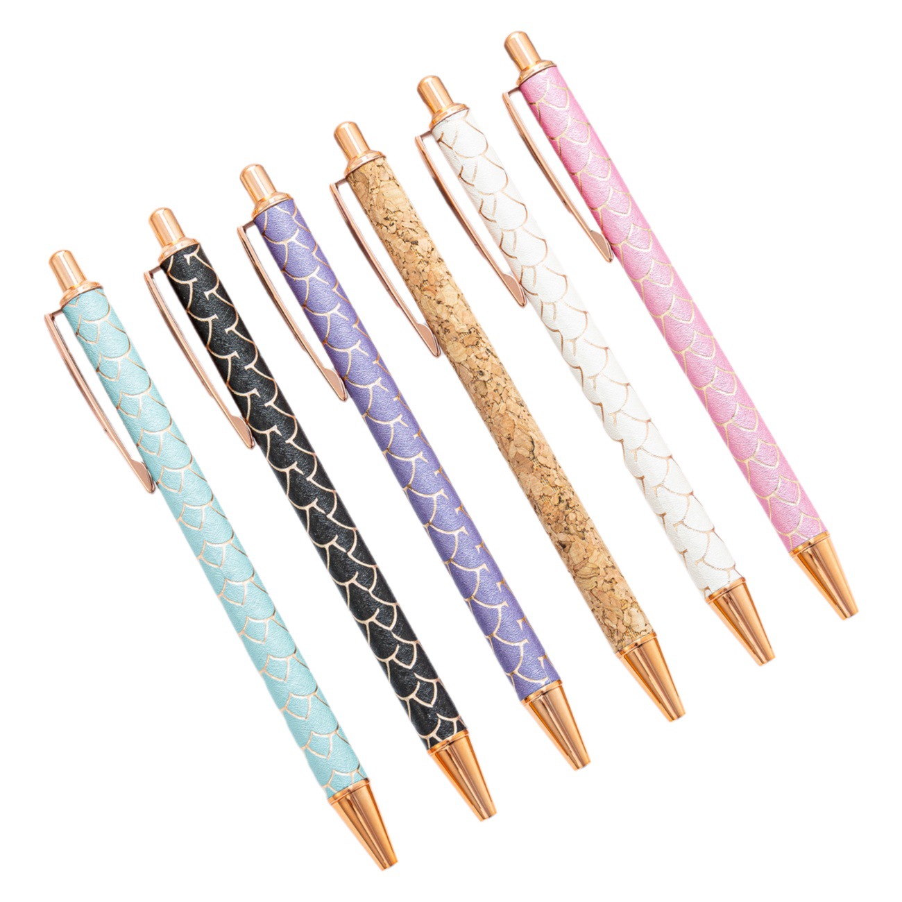 Bolígrafo de prensa en stock polvo de oro al por mayor Prensa bolígrafo regalo creativo logotipo imprimible publicidad bolígrafo