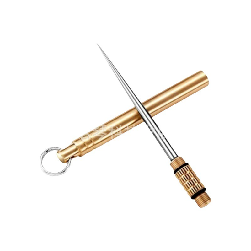 Латунный водонепроницаемый склад из титанового сплава зубочистка комбинация Встроенная трубка для зубочисток латунный ствол портативная зубочистка артефакт фруктовая палочка
