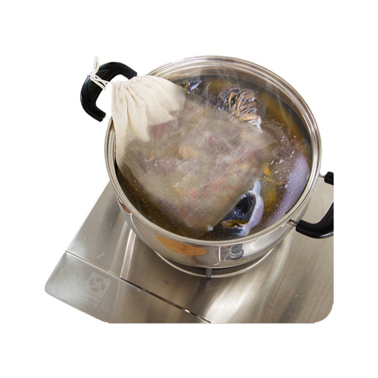 T7001 cordón tradicional medicina china bolsa de filtro frito medicina filtro hervido bolsa de té cocina sopa bolsa estofado bolsa de escoria