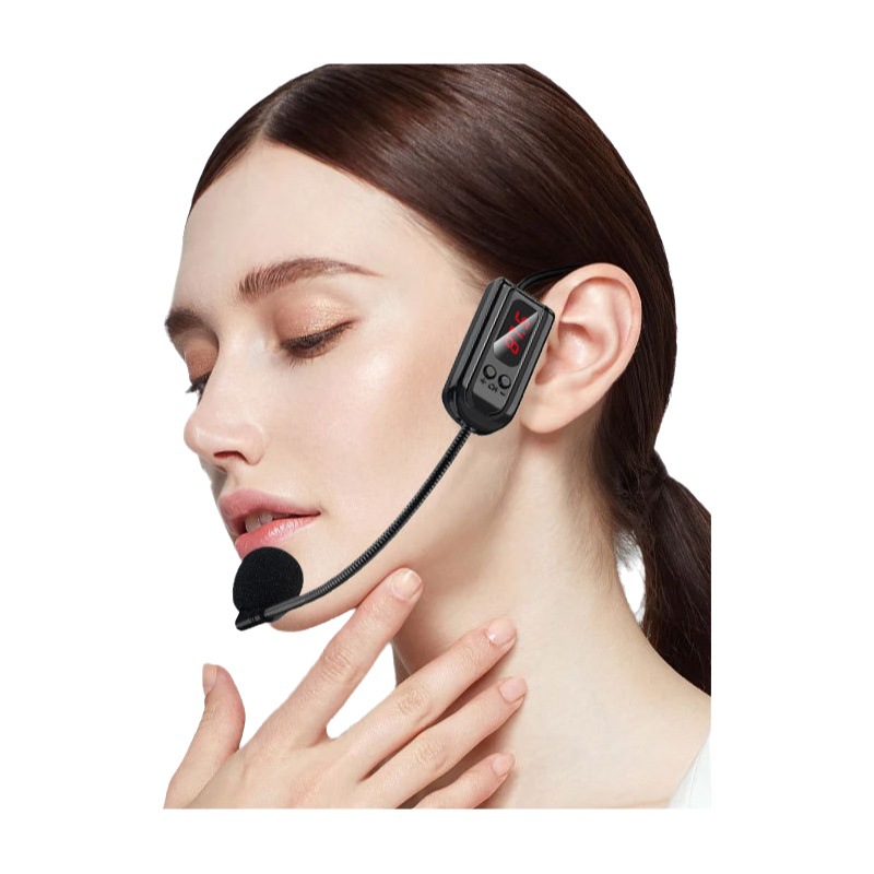 Xiexida FM MICRÓFONO INALÁMBRICO maestro micrófono auriculares guía entrenador coche micrófono