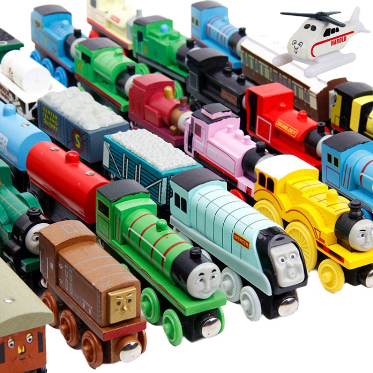 Juguete de Madera Magnético de Coche para Niños y Niñas, Tren Pequeño Educativo, Set de Modelo de Coche de Juguete, Venta al por Mayor