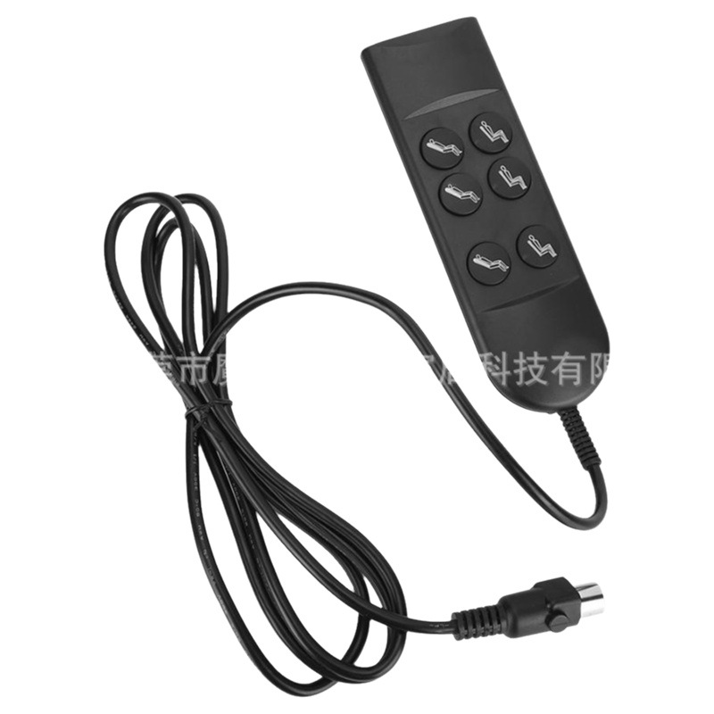 Seis botones de control remoto con cable doble motor mango 24v dc push pull varilla actuador lineal interruptor de control de mano