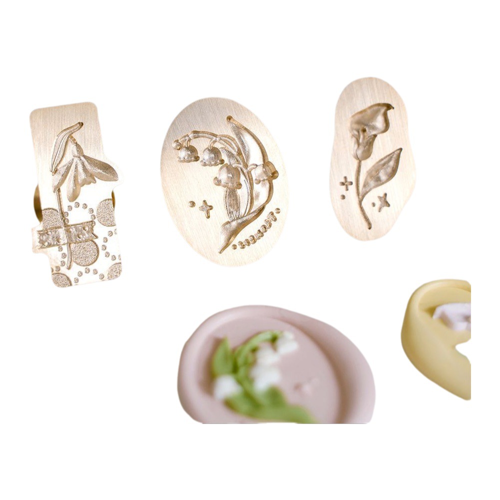 Sello de pintura de fuego Lily color relieve especial en forma de sello de pintura de fuego cabeza herramienta accesorios Sellado sello fábrica al por mayor