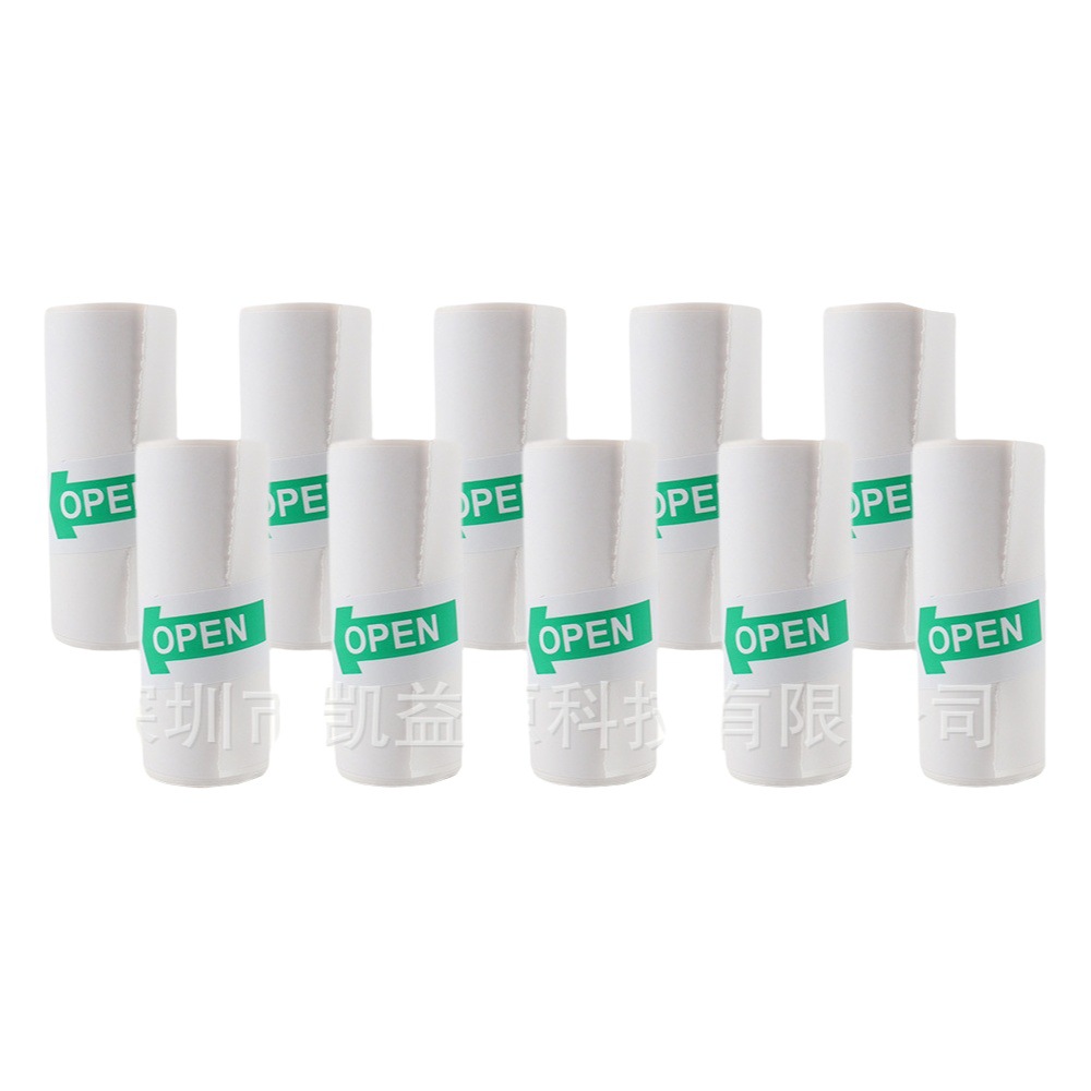 57mm de papel de impresión térmica impresora de bolsillo máquina de pregunta incorrecta impresora Universal papel adhesivo etiqueta de papel