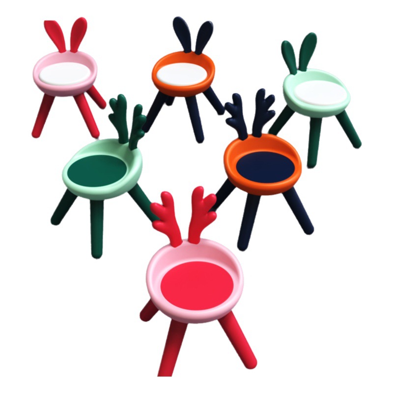 Children's Call Chair Stool Baby Backrest Dining Table Seat Baby Sofa Chair Home Kindergarten Cute Small Bench