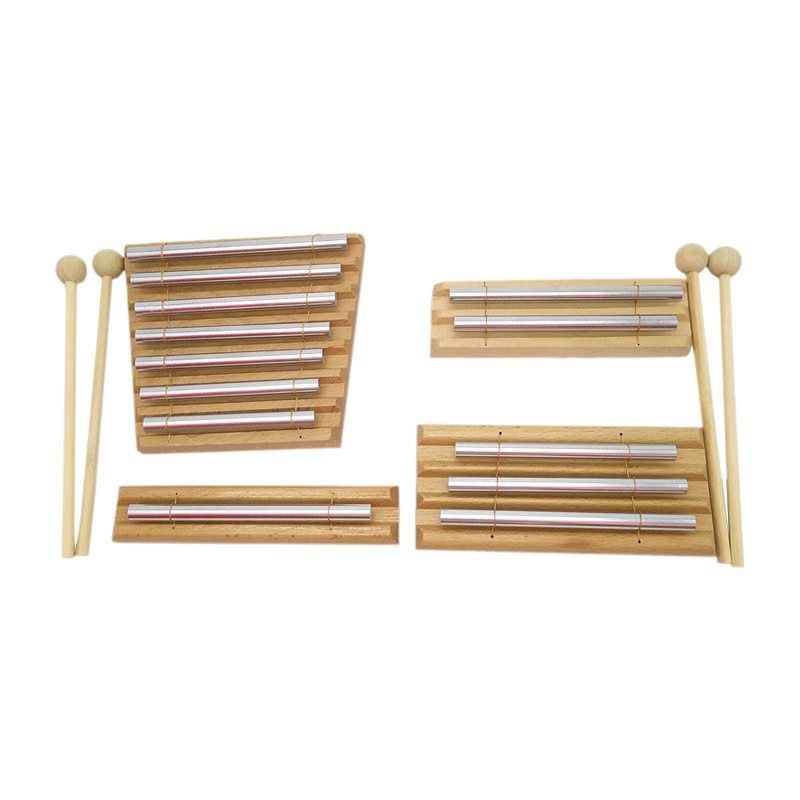 Campana de Viento de Madera de Haya con Sonido de Fonemas, Instrumento de Percusión de 12357 Notas para Sanación, Meditación y Energía, Dropshipping Internacional