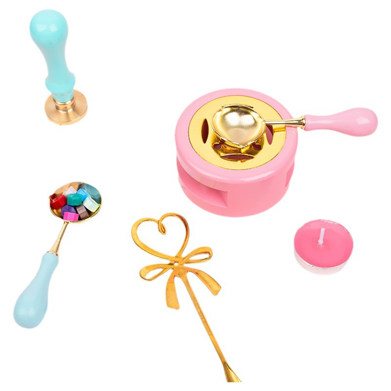 Огненная краска штамп полный комплект оптом восковая зерновая печь Ложка Ручка подушечка пластина Перемешивание игольчатый стержень детский ручной счет огненная Краска Печать голова