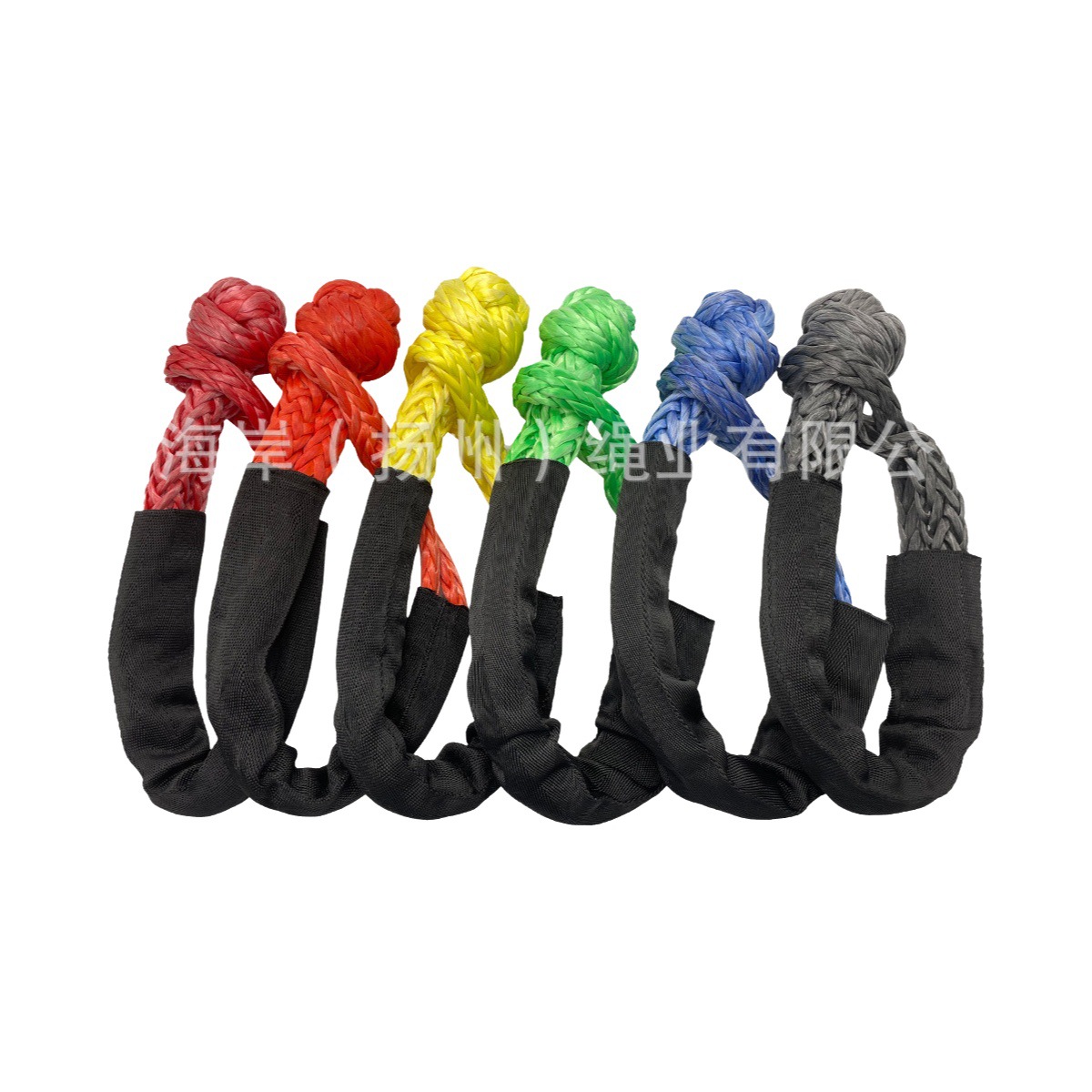 17-Ton Ultra-High Molecular Weight Soft Shackle Winch Rope Towing Rope with Soft Shackle for Off-Road Winch Rope Towing