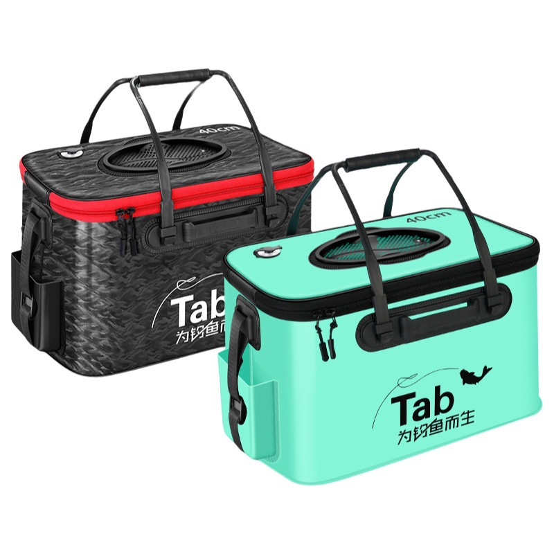 Cubo de pescado al por mayor Cubo de pescado vivo cubo plegable Cubo de protección de pescado engrosado Cubo de pesca multi-funcional caja de pescado Cubo de pescado conjunto