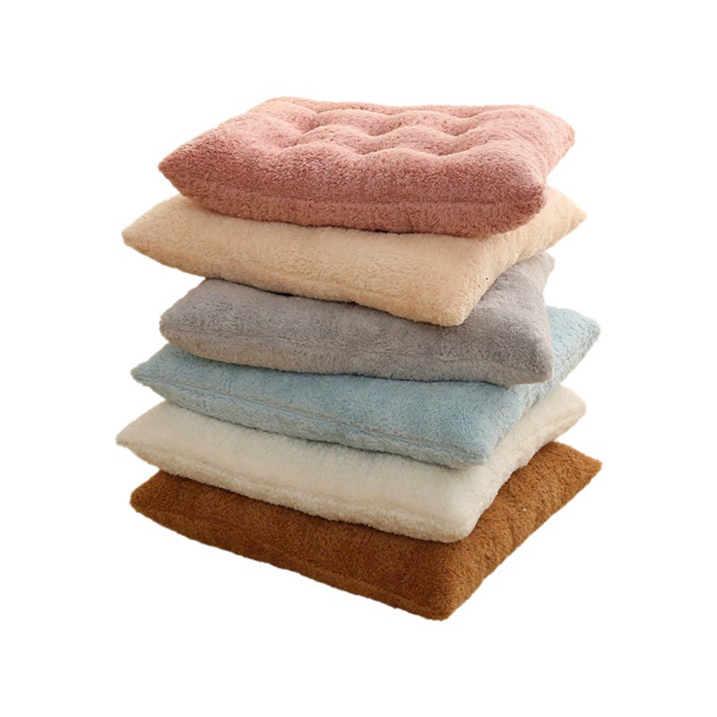 Подушка сиденья для утолщения стула Подушка для кожи Плюшевая подушка для домашнего стула Подставка для сиденья для офисного студенческого стула Подушка для стула