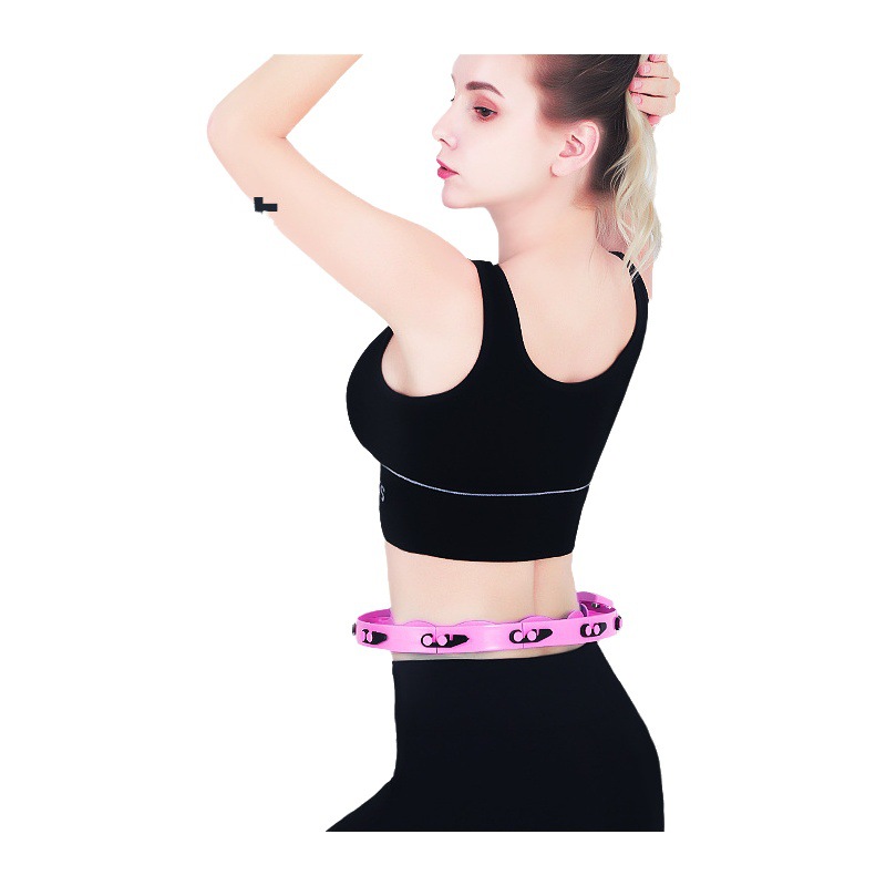 Al por mayor nuevo inteligente hula hoop desmontable masaje hula hoop perezoso equipo de fitness no gota hula hoop