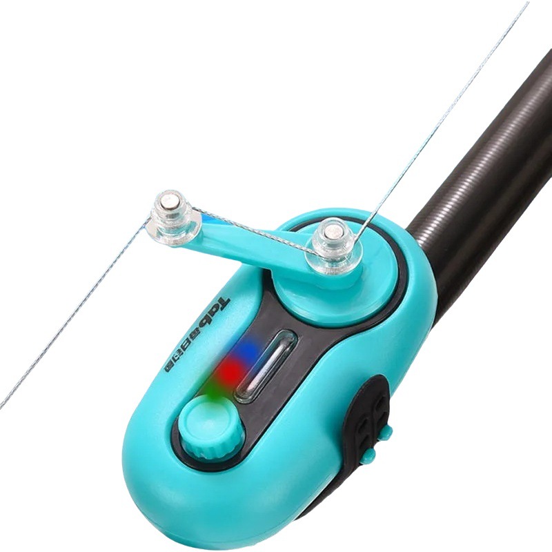 Caña de pescar alarma alta sensibilidad automática media Fish sensor electrónico impermeable inteligente Bell mordedura gancho luz la señal