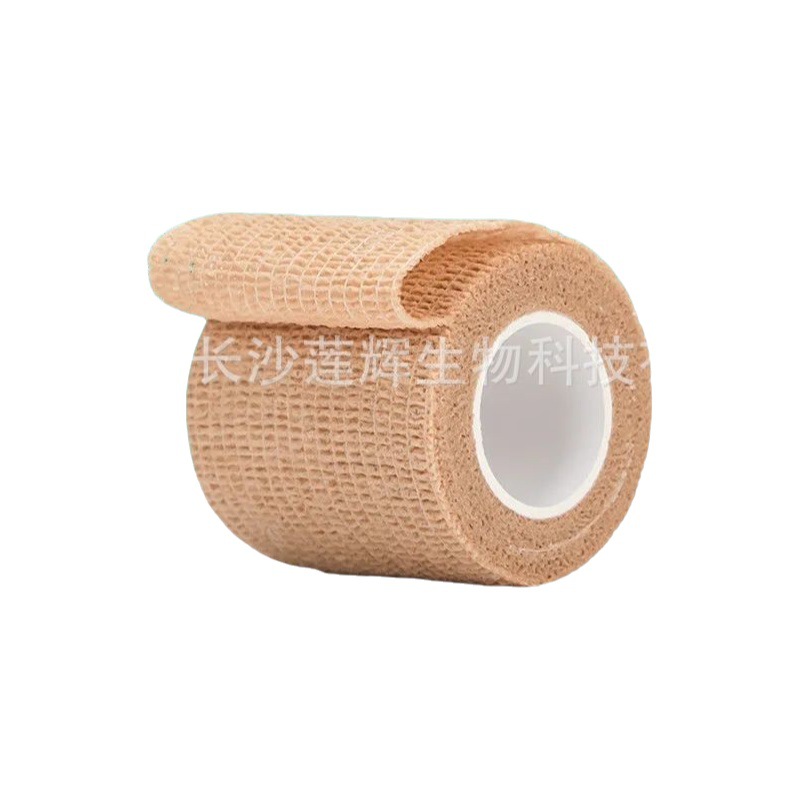 Vendaje elástico autoadhesivo de fábrica vendaje de deportes fijo transpirable rollo de gasa vendaje de herida desechable vendaje elástico
