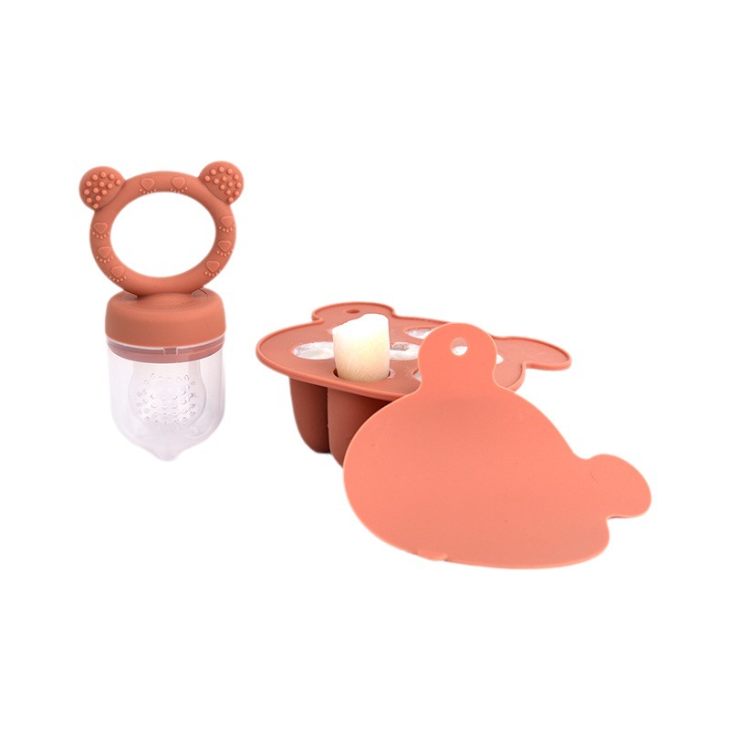 Juego de rejilla de hielo de oso de silicona para morder transfronterizo