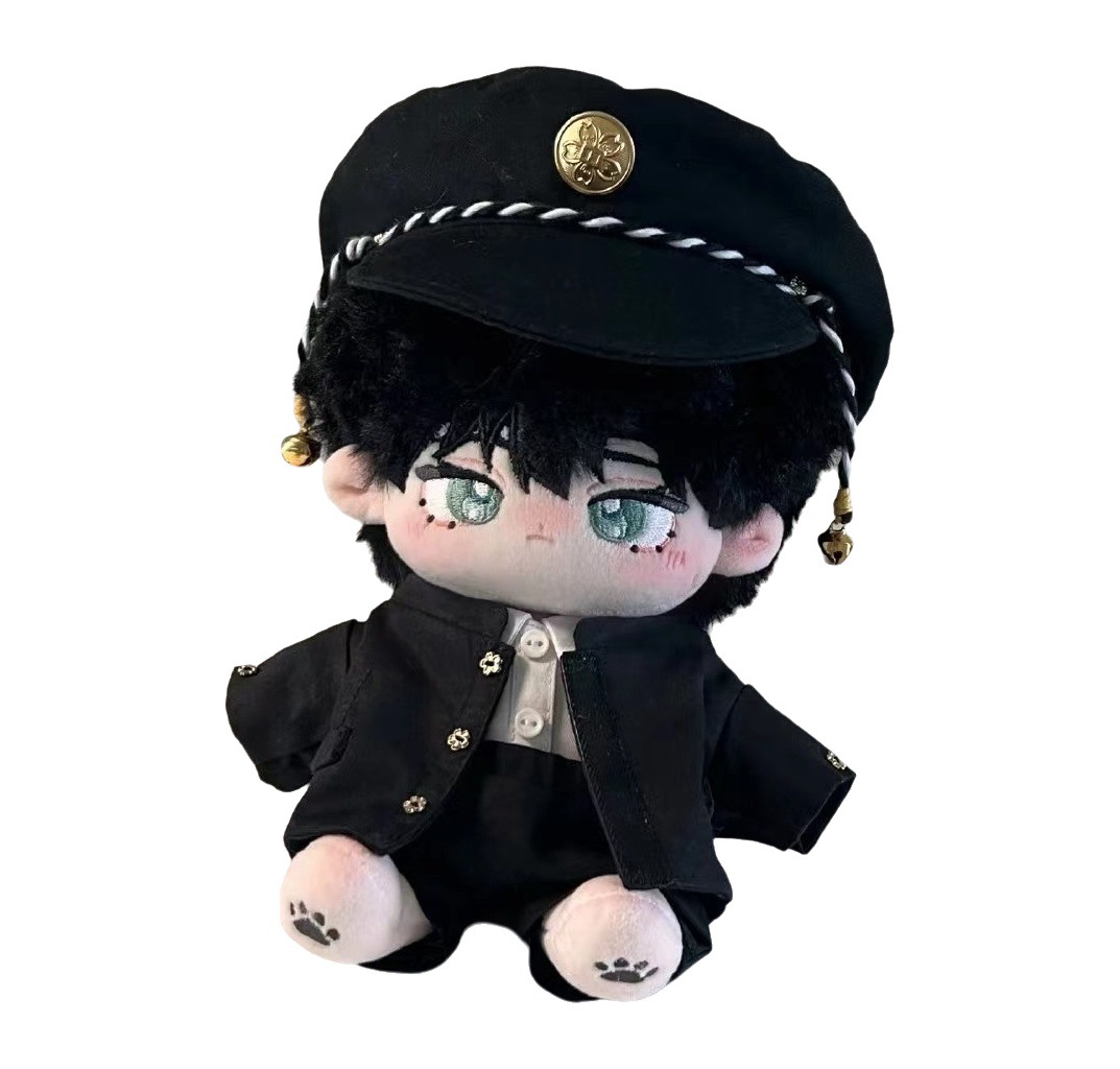 [En Stock al por mayor] 20cm no atributo en stock ropa de muñeca de algodón uniforme escolar traje guapo fresco 20cm ropa de muñeca