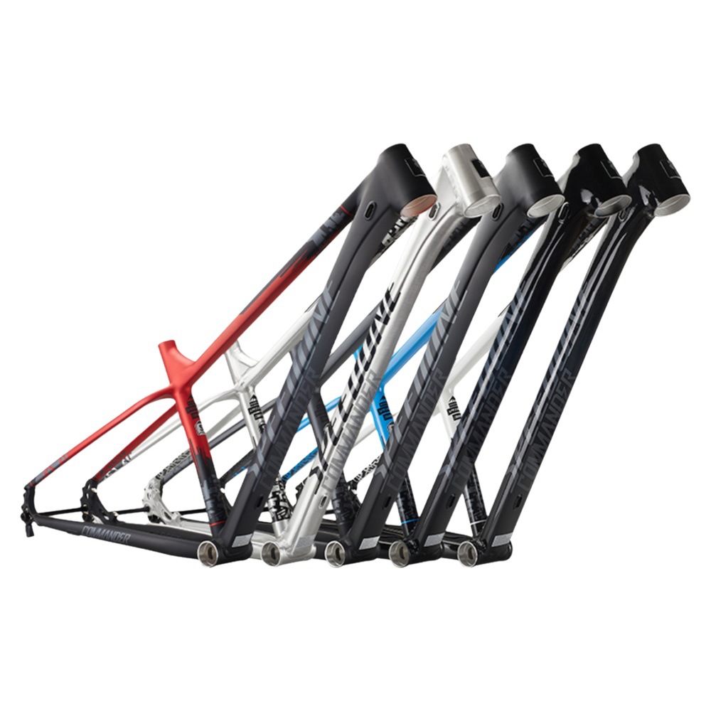 Bicicleta de montaña 29 pulgadas nivel de competencia pendiente de tierra cola dura caja de tambor de aleación de aluminio versión marco todoterreno de línea interior