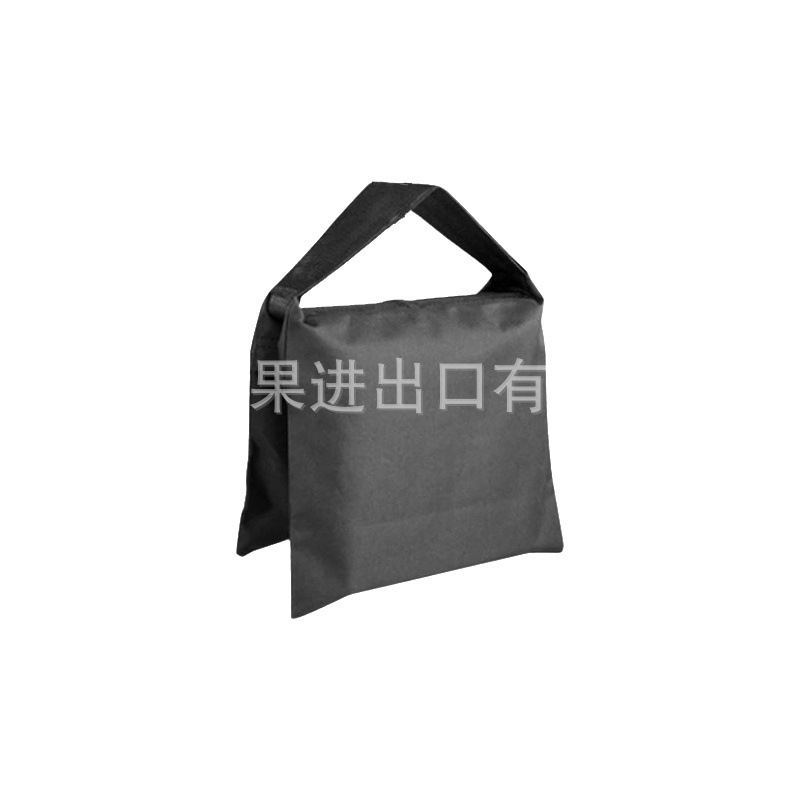 Fotografía luz de techo doble cremallera equilibrio bolsa de arena negro estudio de la vela pesada bolsa de arena sin gancho