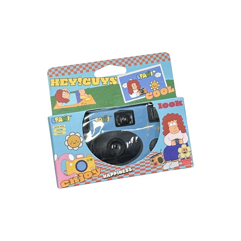 Nueva semi-rejilla película de película desechable Cámara lindo Fin de Semana 18 personalizable LOGO