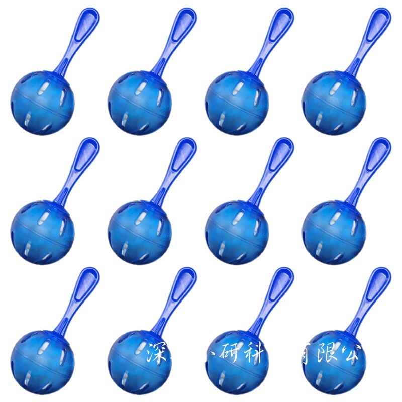 Aplicable humidificador Bola de limpieza Dispositivo de iones de plata reduce el olor del agua Escala de purificación de agua del acuario amarillo Filtro de eliminación de material