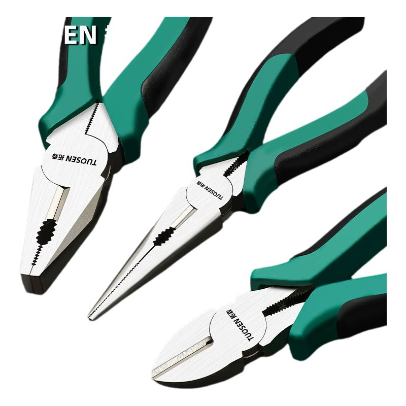 Плоскогубцы Tuosen 8 дюймов, многофункциональные плоскогубцы, плоскогубцы для рук, плоскогубцы 6 дюймов, наклонные плоскогубцы