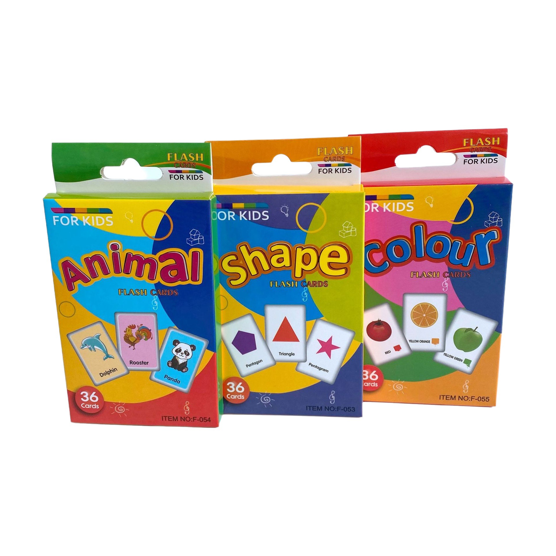 Infant Enlightenment Early Education English Word Recognition Card Color Visual Flash Card Teaching Aids Animal Flash Cards