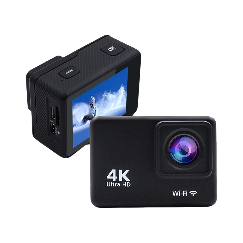 Cámara de deportes verdadera cámara 4K Quanzhi V316 anti-vibración con control remoto Cámara de la Cámara de los deportes al por mayor