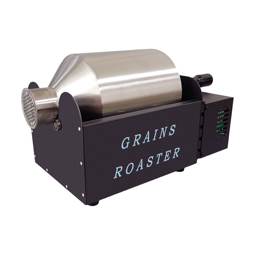 Pequeña máquina de freír automática para el hogar semillas de melón fritas granos de sésamo comida de pájaro frito Chile granos de café para hornear máquina de freír