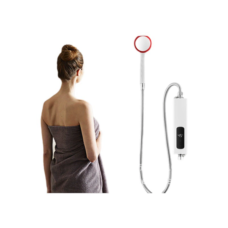 Проточный электрический водонагреватель для мгновенного нагрева, интеллектуальный термостат для небольших кухонь, быстрый нагрев для душа, энергосберегающий для арендного жилья и ванных комнат