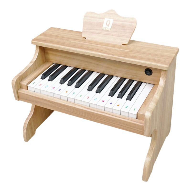 Qiaowa Q bebé de los niños órgano electrónico juguete puede jugar bebé pequeño regalo masculino madera Navidad