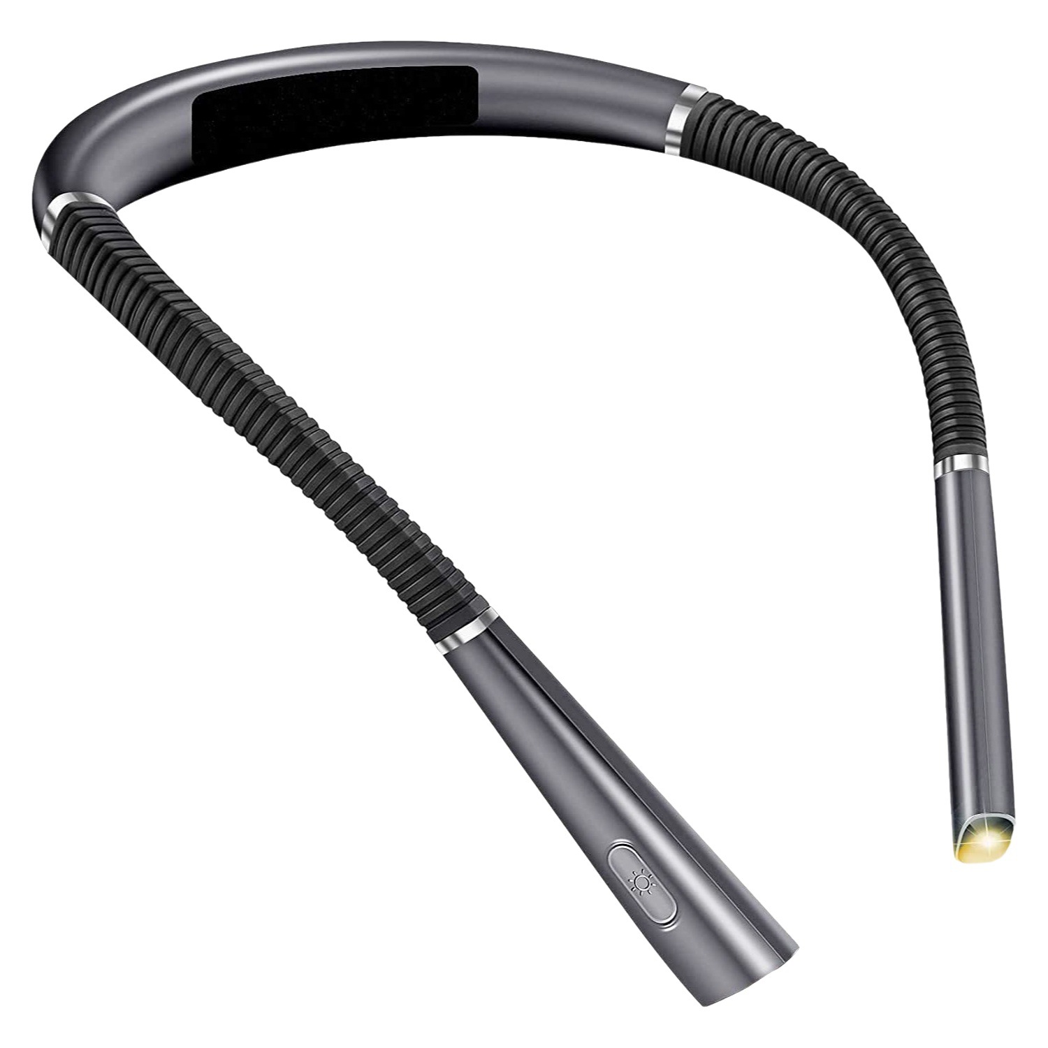 En stock transfronterizo Amazon noche lectura LED iluminación libro luz USB carga de tres colores plegable de doble cabeza Halter luz de lectura