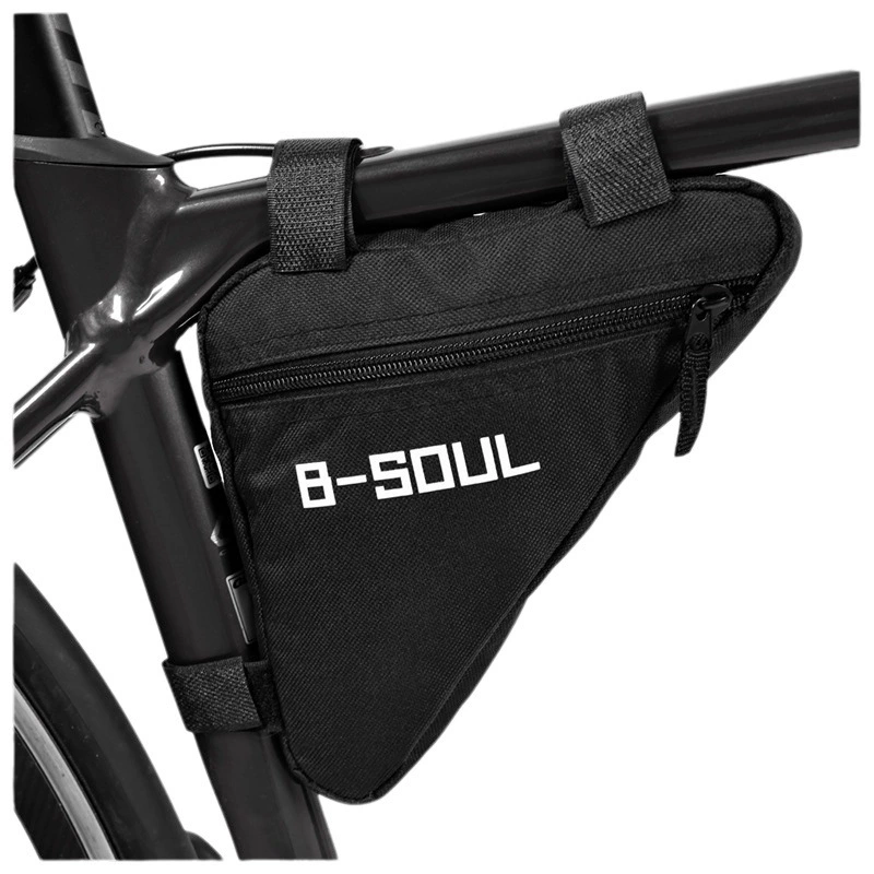 B- SOUL Заводская поставка лучевой сумки быстросъемная треугольная Передняя сумка для горного велосипеда аксессуары для снаряжения для верховой езды велосипедная сумка