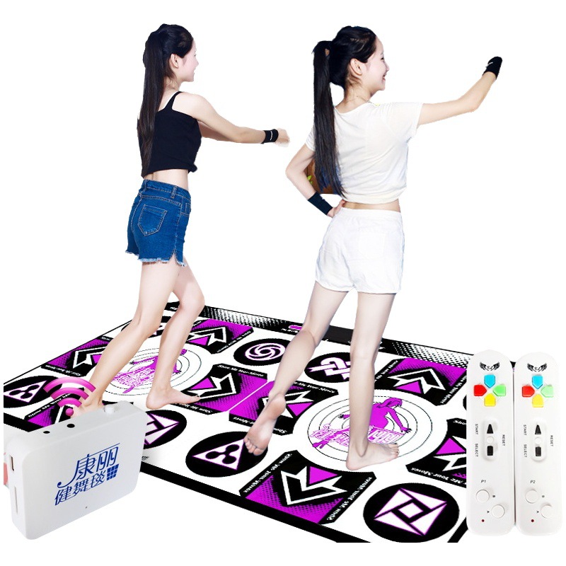Cross-border kangli 2.4G wireless (non-infrared induction) double TV computer dual-purpose somatosensory game dance blanket