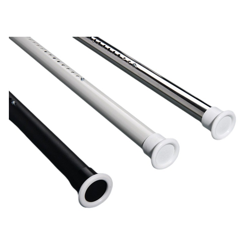 Barra de cortina de varilla única instalación-libre de punch-ropa de dormitorio Barra de baño ducha cortina barra balcón ropa varilla telescópica