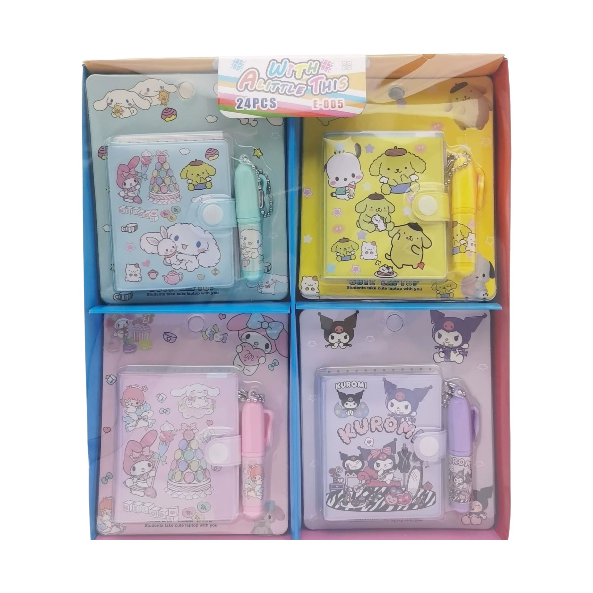 Детский милый блокнот Sanrio с рисунком Capilabubu, блокнот плюс набор шариковых ручек, студенческий подарочный приз