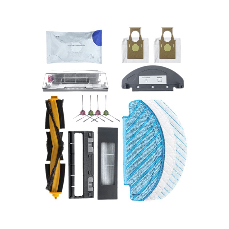 Compatible con los accesorios del robot de barrido Covos T8/T8 MAX N8 PRO cepillo de borde de rollo Filtro de trapo bolsa de polvo caja