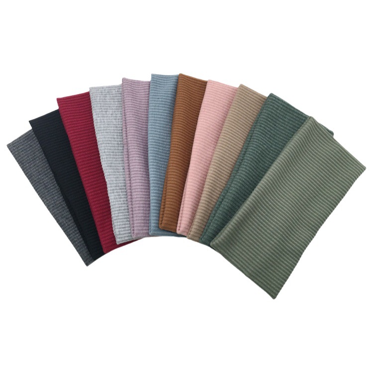 Europeo y americano Amazon color sólido de punto banda de pelo coreano banda de Pelo elástico deportes fitness diadema transfronteriza Venta caliente accesorios para el cabello