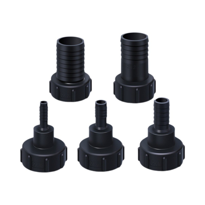 IBC ton barril conector accesorios 1-pulgada de plástico conector 1/2 manguera 6 puntos de transferencia caja cuadrada barril de urea barril químico
