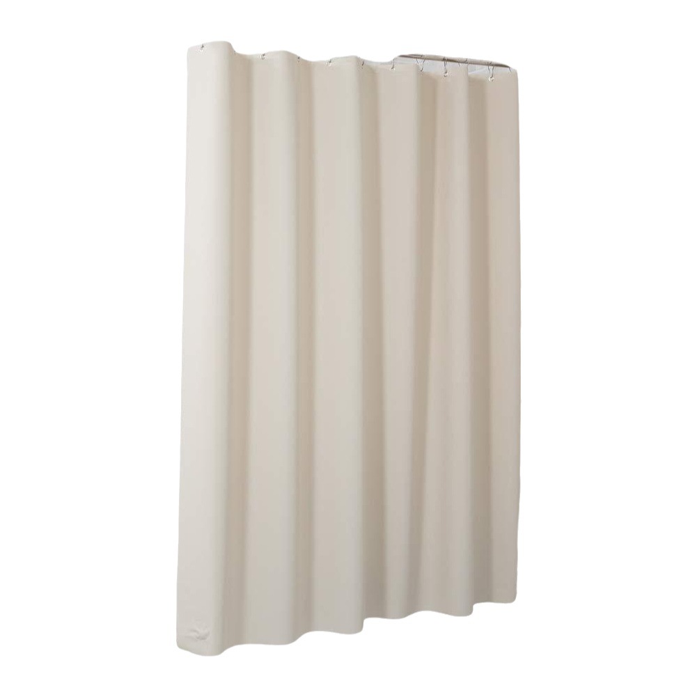 Fábrica en stock al por mayor color puro PEVA Cortina de ducha impermeable engrosada baño Baño tienda de baño Punch-gancho libre