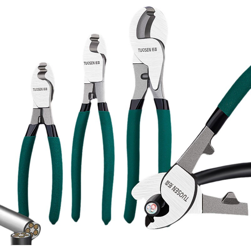 Аппаратные инструменты Tuosen 6/8/10 дюймов кусачки для проводов и кабеля Электрические Кабельные ножницы ручные инструменты Кабельные ножницы
