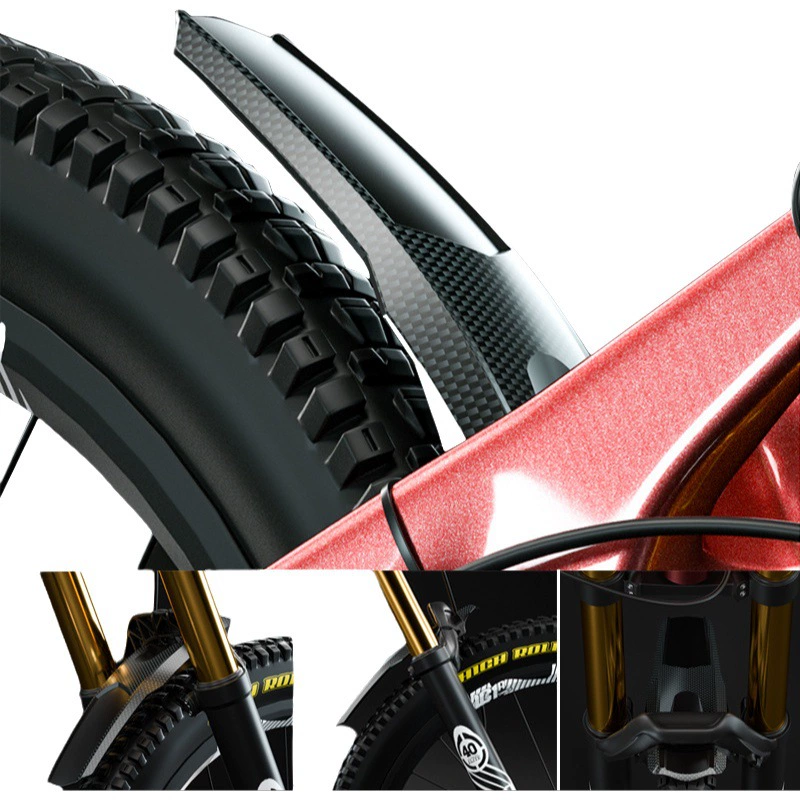 Брызговик велосипеда Передний и задний Универсальный брызговик Hard Shell Простой брызговик Индивидуальное снаряжение для верховой езды
