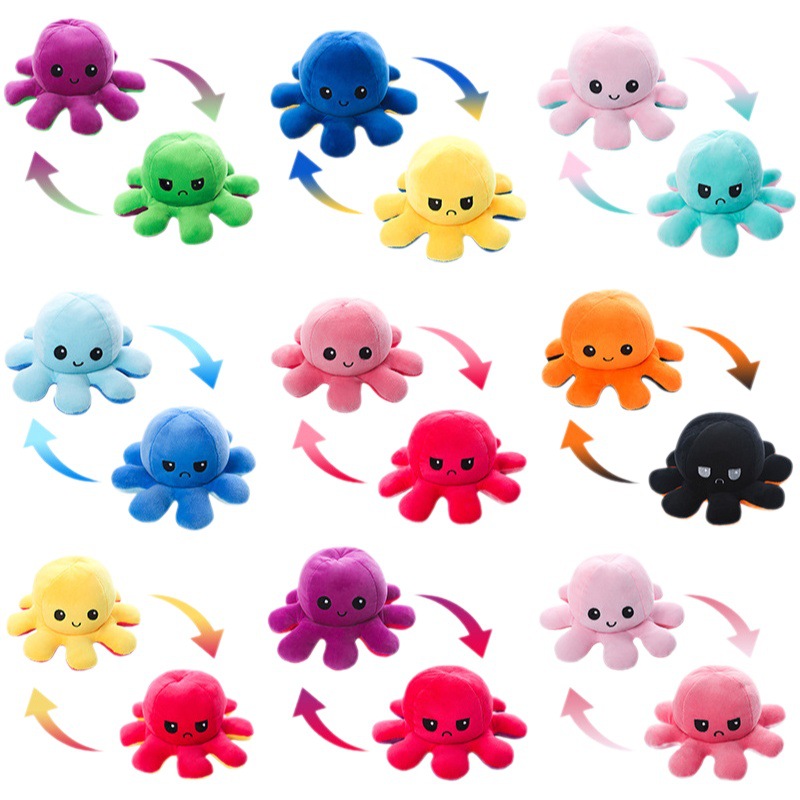 Fábrica al por mayor pulpo muñeca pequeño colgante pulpo muñeca de peluche de juguete regalo de los niños