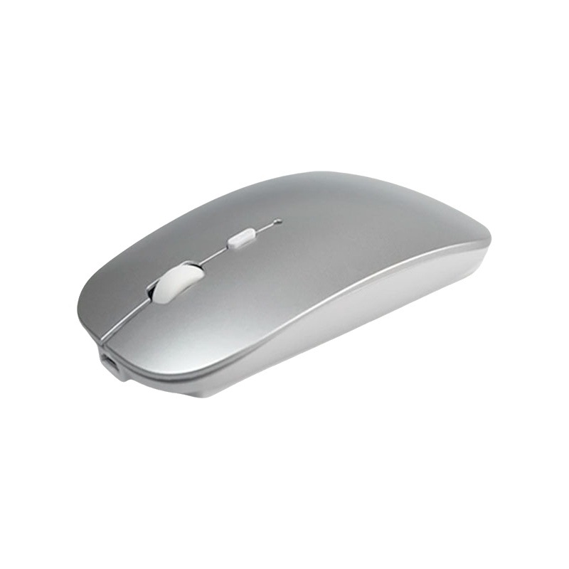 Nuevo ratón inalámbrico silencioso con doble cabezal tipo C+USB, ratón recargable inalámbrico de modo dual silencioso