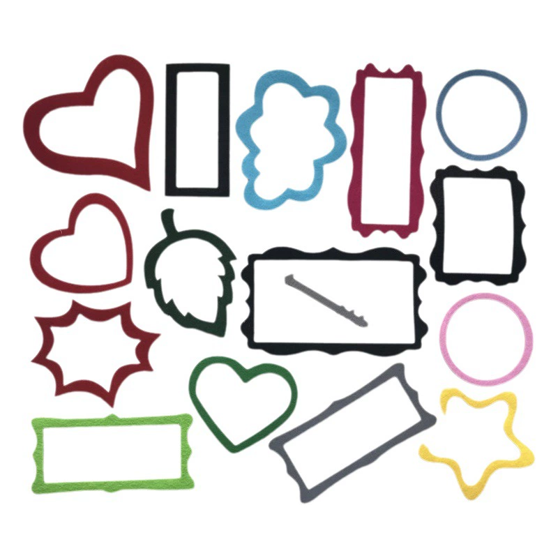 Креативная фетровая фоторамка Младенческая цифровая фоторамка Реквизит для фотографий Веха Одеяло Фотофон Фоторамка