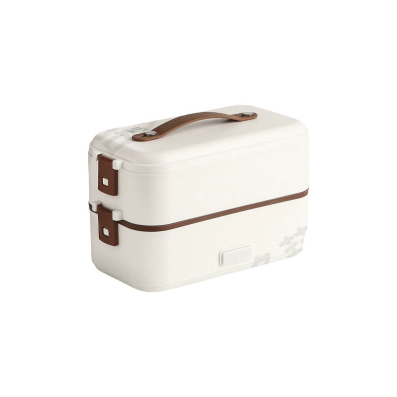 Японский электрический ланч-бокс, двухслойный, с подключением к сети, из нержавеющей стали, бенто-бокс, с подогревом и изоляцией для студентов, портативный для офисных работников.