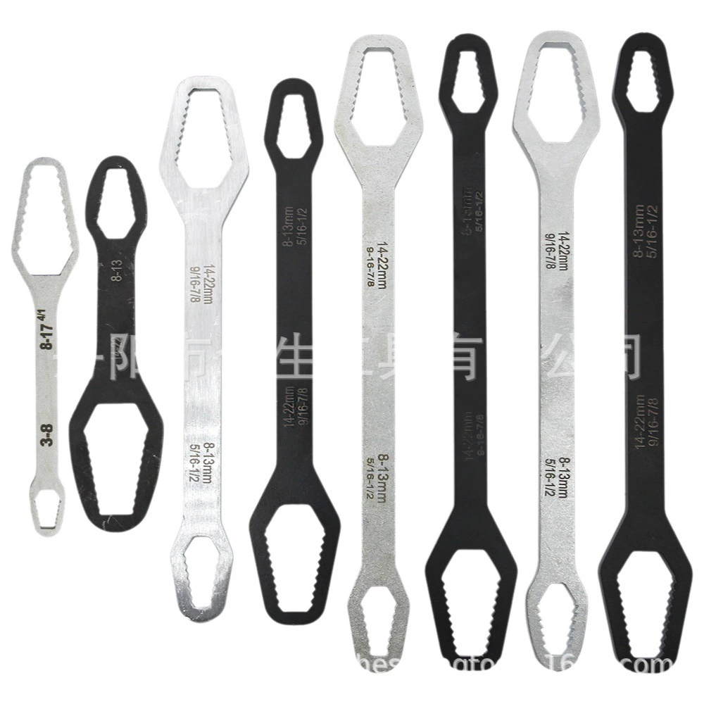 Многофункциональный двусторонний кольцевой гаечный ключ Шестигранная Двусторонняя гаечная гайка на 8-22 мм с различными диаметрами