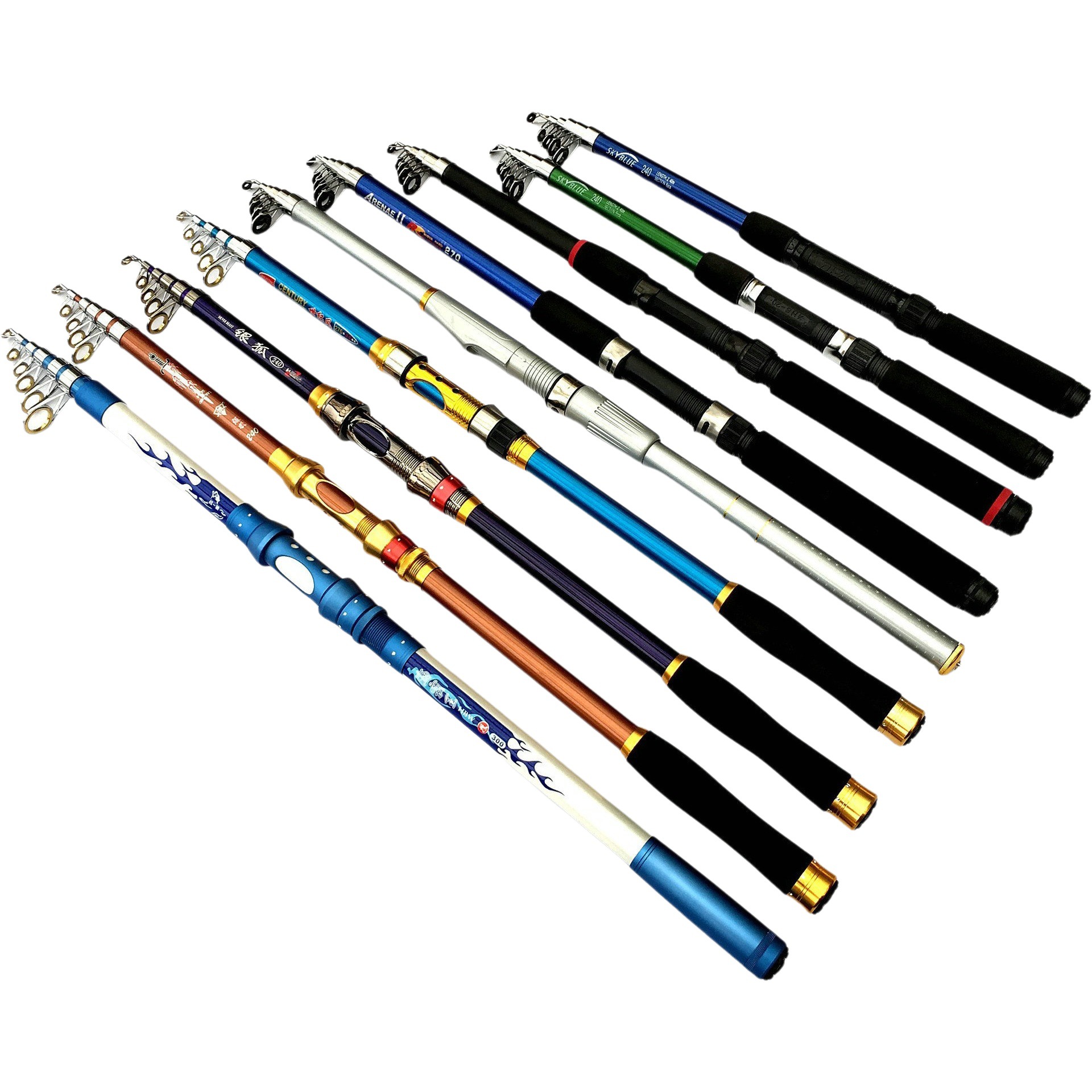 Fuente de la fábrica mar Rod mar caña de pescar accesorios de pesca línea de pesca FRP Super duro mar caña de pescar traje de caña de pescar