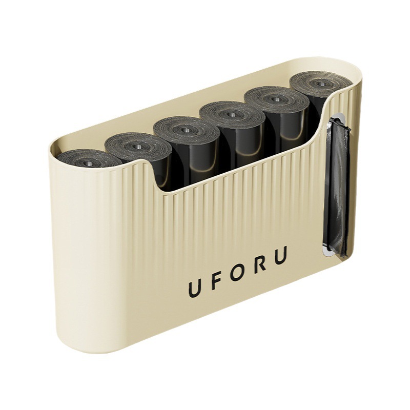 Cocina basura bolsa de almacenamiento artefacto bolsa de plástico caja de almacenamiento montado en la pared colector caja de almacenamiento sin perforar rack de almacenamiento